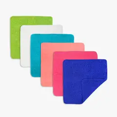 MAINSTAYS - Toallas de mano 18un 100algodón 333gsm Azul