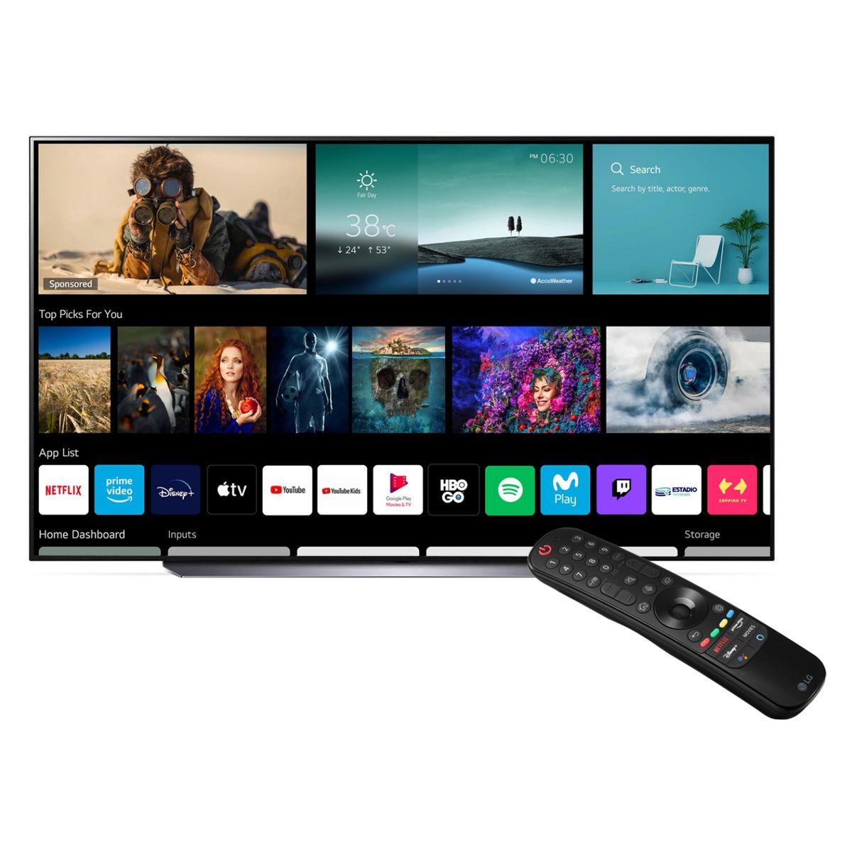 LG - OLED 83'' OLED83C1 4K TV UHD TV Smart TV + Magic Remote LG