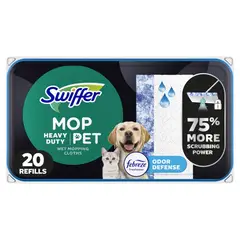 SWIFFER - Toallitas Humedas Heavy Duty Pet 20 Febreze