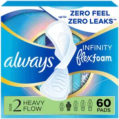 ALWAYS - Infinity FlexFoam Protectores Talle 2 Flujo Abundante