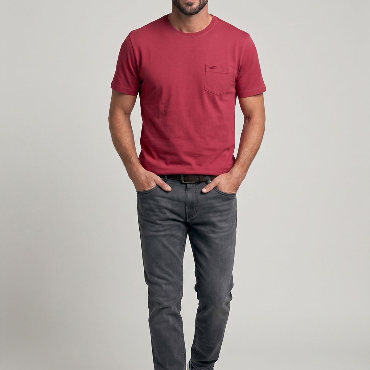 FEROUCH - Polera Houston Red Fw26 Ferouch