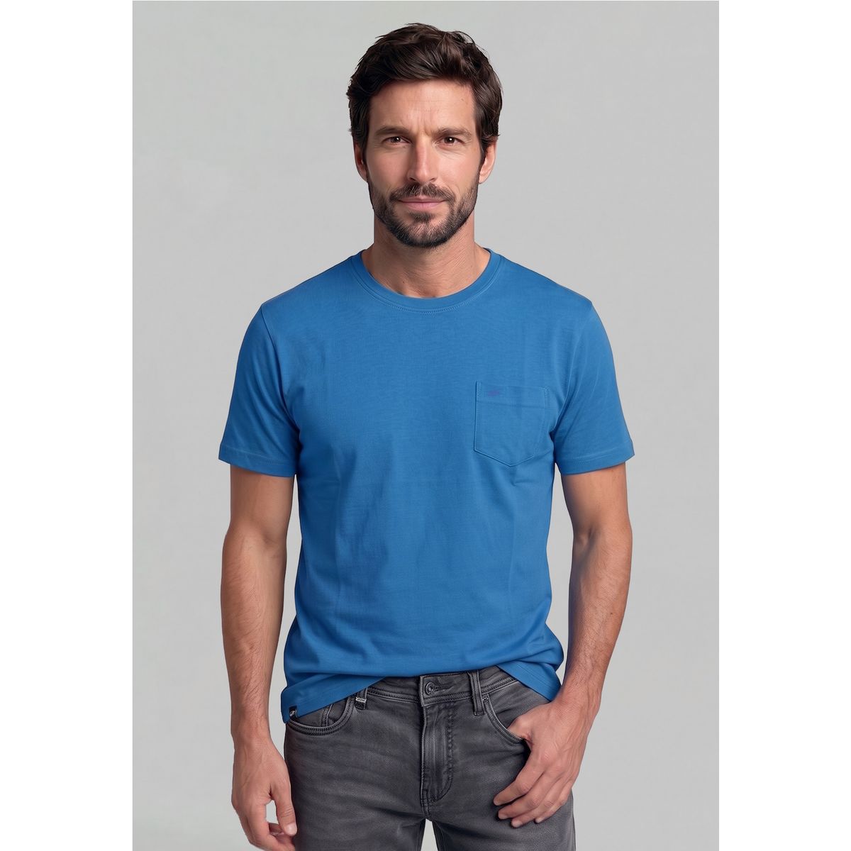 FEROUCH - Polera Houston Lt. Blue Fw26 Ferouch