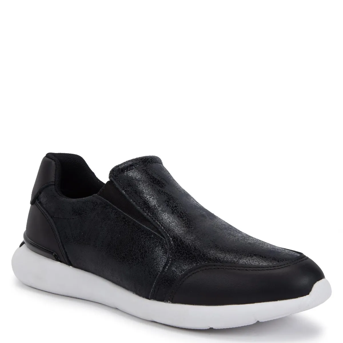 GACEL - Zapatilla de cuero mujer Gacel negro Steffy