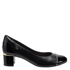 GACEL - Zapato de cuero mujer negro Elisa 0659774