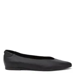 GACEL - Ballerina de cuero mujer negro Kim
