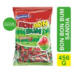 COLOMBINA - Caramelo Bon Bon Bum Sandía (bolsa Con 24 Unidades)