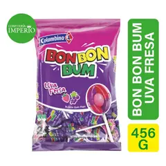 COLOMBINA - Bon Bon Bum Uva Fresa - Chupetes (bolsa 24 Unid)