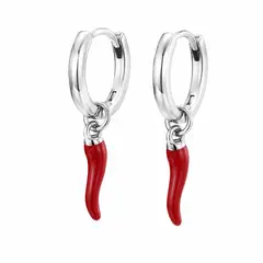LK LUKSO - Aros Argolla Ají de la Suerte Acero Inoxidable Unisex