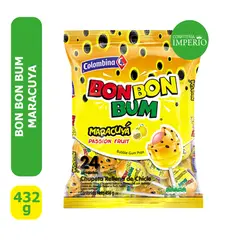 COLOMBINA - Bon Bon Bum Maracuya 24 Unidades