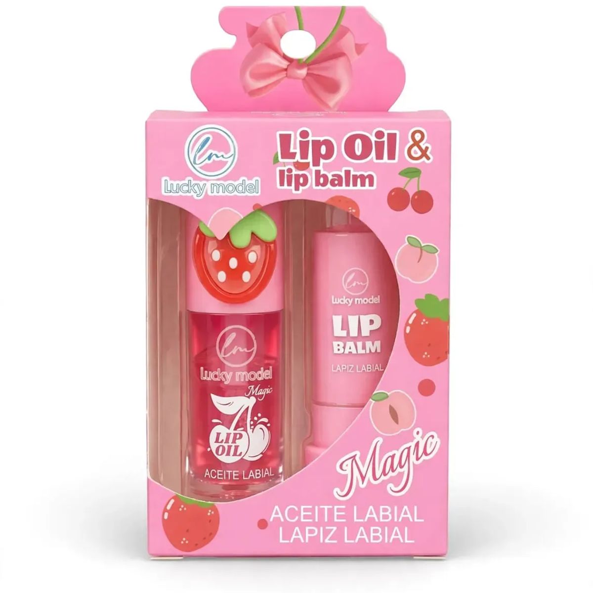 LM LUCKY MODEL - Set Aceite e hidratante para labios