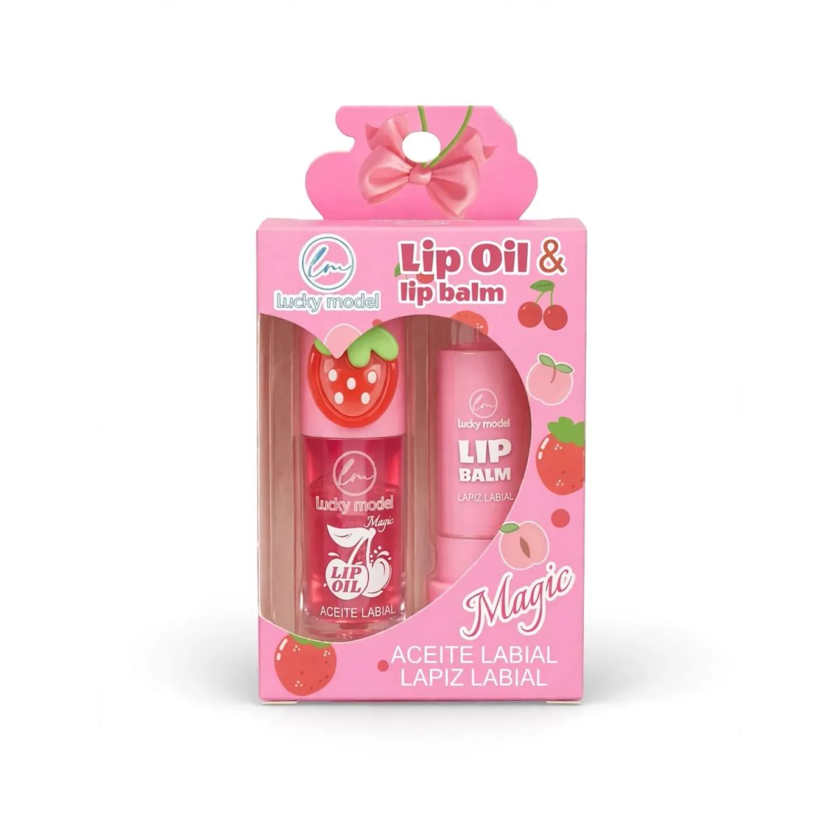 LM LUCKY MODEL - Set Aceite e hidratante para labios