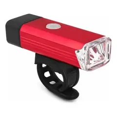 DEFENSOR FOREVER - Luz Delantera Bicicleta Led Usb Recargable Mtb Alta Potencia Color Rojo