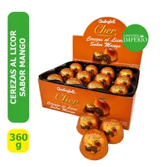 AMBROSOLI - Cerezas Al Licor Sabor Mango 24 Un.