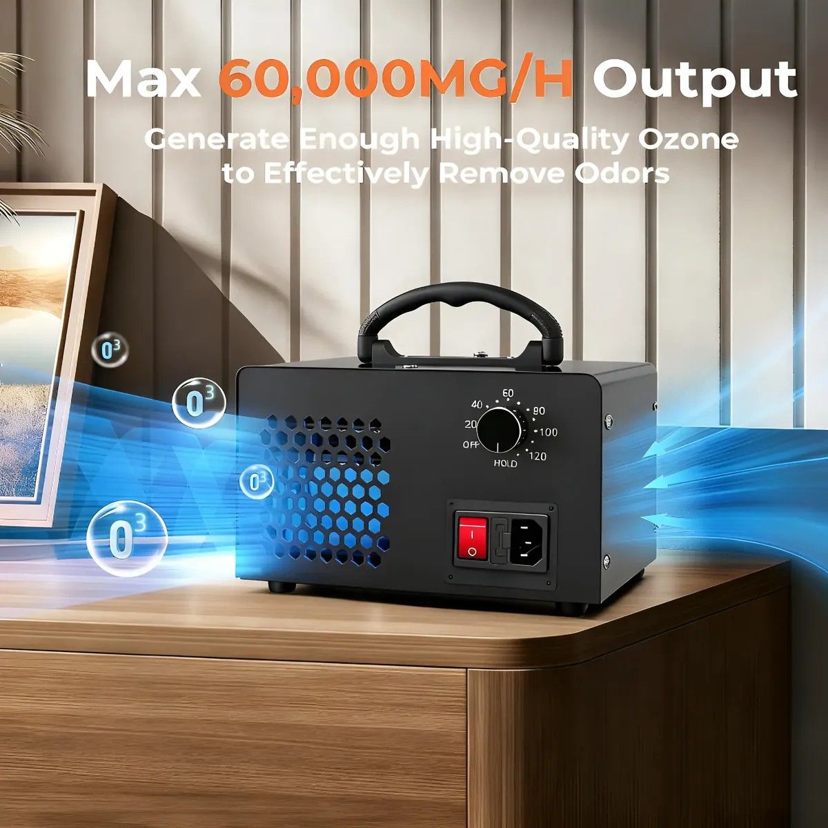 GENERICO - Maquina Generadora De Ozono Profesional 60gh BELUG