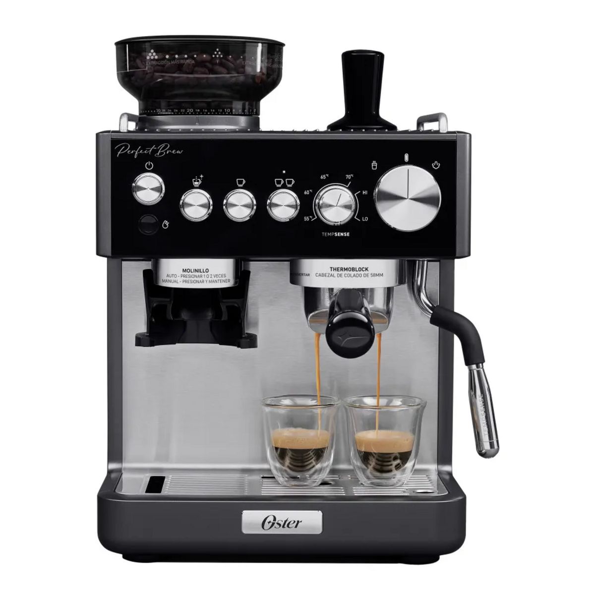 OSTER - Cafetera Oster Nueva Perfect Brew con Molinillo 2208823
