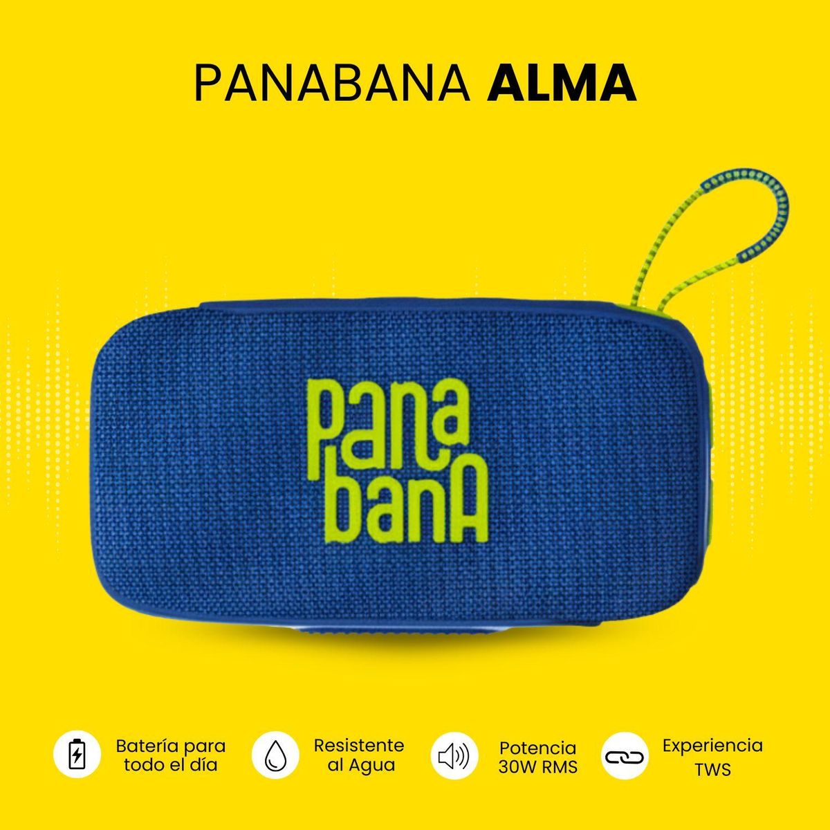 Parlante Bluetooth Panabana Alma 30w BSP4559, marca GENERICO - Foto 2