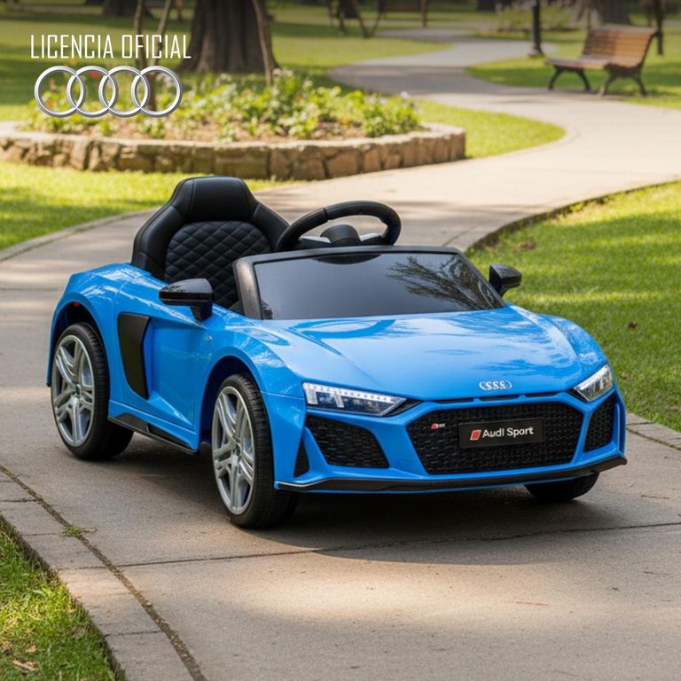 KIDSCOOL Auto a Batería Audi R8 Spyder Batería Azul