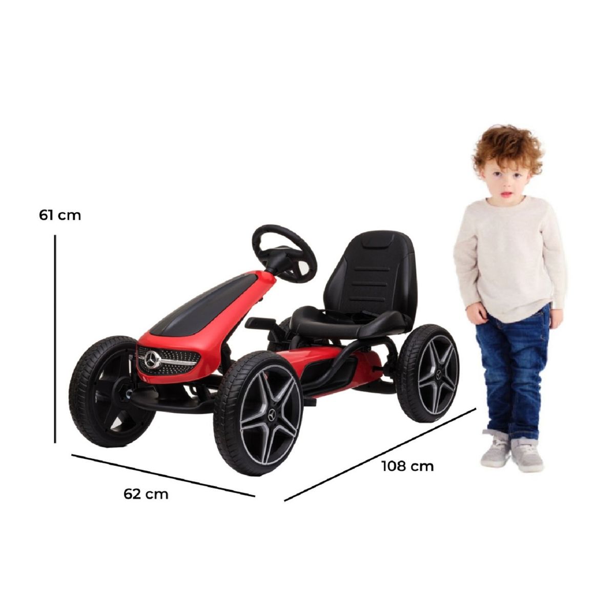 KIDSCOOL - Go Karts a Pedales Mercedes Benz Kidscool