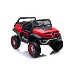KIDSCOOL - Buggy Unimog Con Licencia Mercedes 4 Motores Rojo