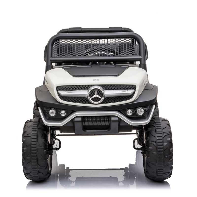 KIDSCOOL - Buggy Unimog Con Licencia Merecedes 4 Motores Blanco Kidscool