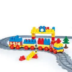 KIDSCOOL - Blocks Set De Tren 89 Pcs