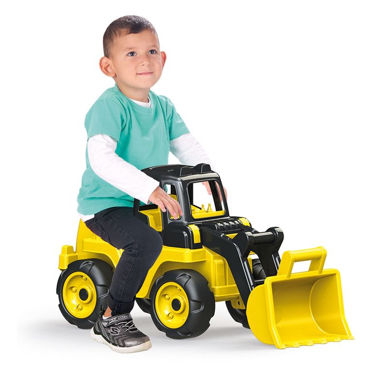 KIDSCOOL - Correpasillo Retroexcavadora Max Kidscool