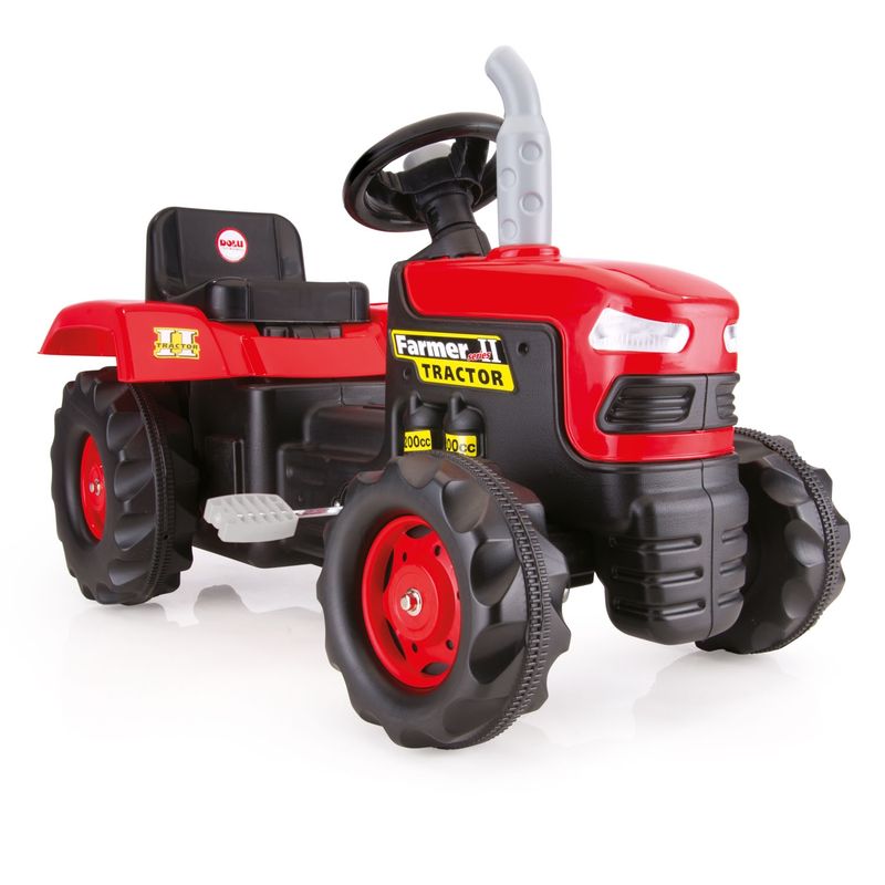 KIDSCOOL - Tractor A Pedales Farmer Rojo Kidscool