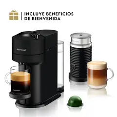 NESPRESSO - Cafetera Vertuo Next + Espumador de Leche