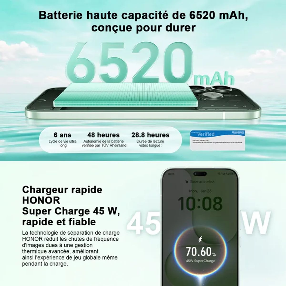 HONOR - Honor 600 Lite 5G Smartphone 8+256G Green