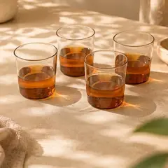 AMOBLE - Vaso Bajo Tima Ambar Natural