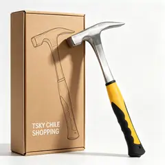 TSKY CHILE SHOPPING - Martillo Geólogo 33cm Picota Para Exploración Geológica Minería Forjado En Una Pieza De Acero
