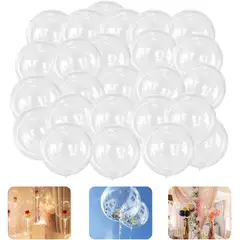 KUANGYE - Pack 10 Unid. Globo Burbuja Transparente De 45cm