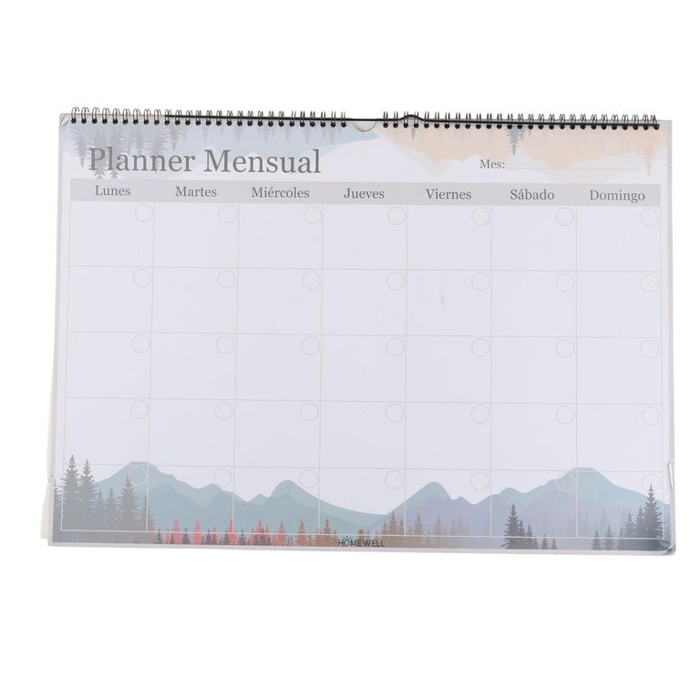 Calendario Mensual Espiral