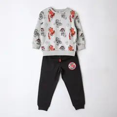PAW PATROL - Conjunto Buzo Niño Full Print Gris