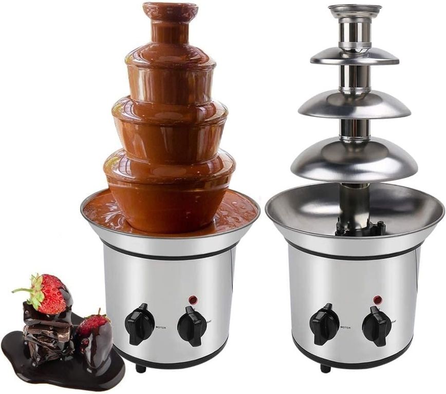 GENERICO Cascada Chocolate 4 Pisos, Capacidad 2 Litros