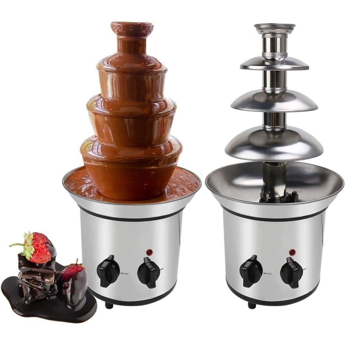 GENERICO - Cascada Chocolate 4 Pisos, Capacidad 2 Litros