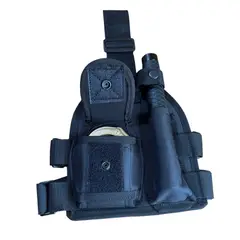 GENERICO - Funda para pierna porta bastón Y porta esposas