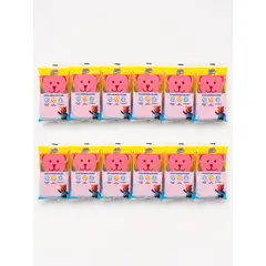 BEAR CLEAN - Pack de 12 Esponjas de Baño Para Bebé