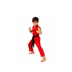 GENERICO - Disfraz Karateka Rojo Adulto Cosplay