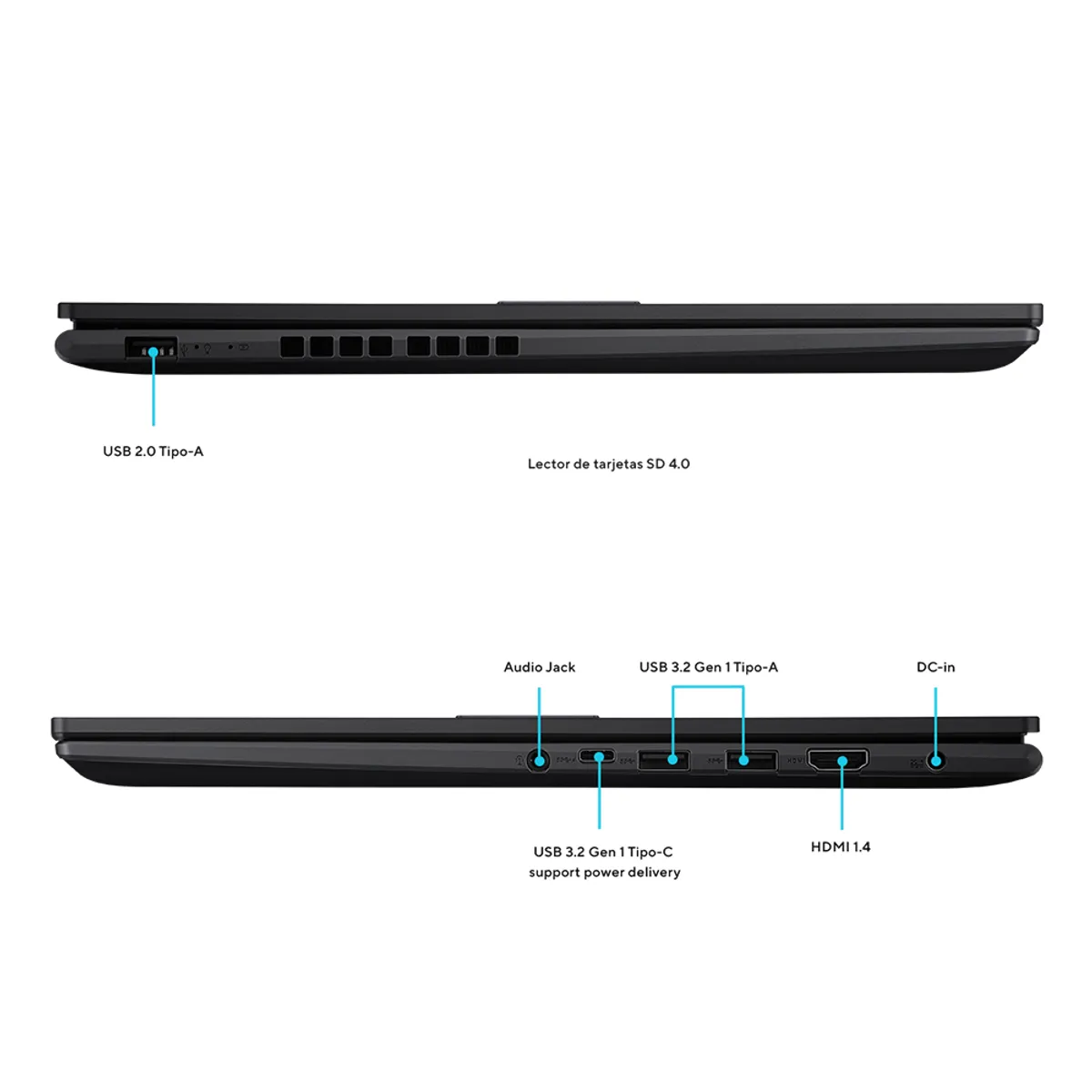 ASUS - Notebook ASUS Vivobook 16 Intel Core 9 16GB RAM 512GB SSD 16"