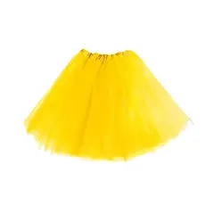 GENERICO - FALDA BALERINA LISO AMARILLO