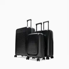 XCLUSIVE - Set de 3 Maletas de Viaje S-M-L Expandibles - Modelo Venture - Ruedas 360 Candado TSA