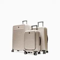 XCLUSIVE - Set de 3 Maletas de Viaje S-M-L Expandibles - Modelo Venture - Ruedas 360 Candado TSA