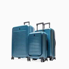 XCLUSIVE - Set de 3 Maletas de Viaje S-M-L Expandibles - Modelo Venture - Ruedas 360 Candado TSA