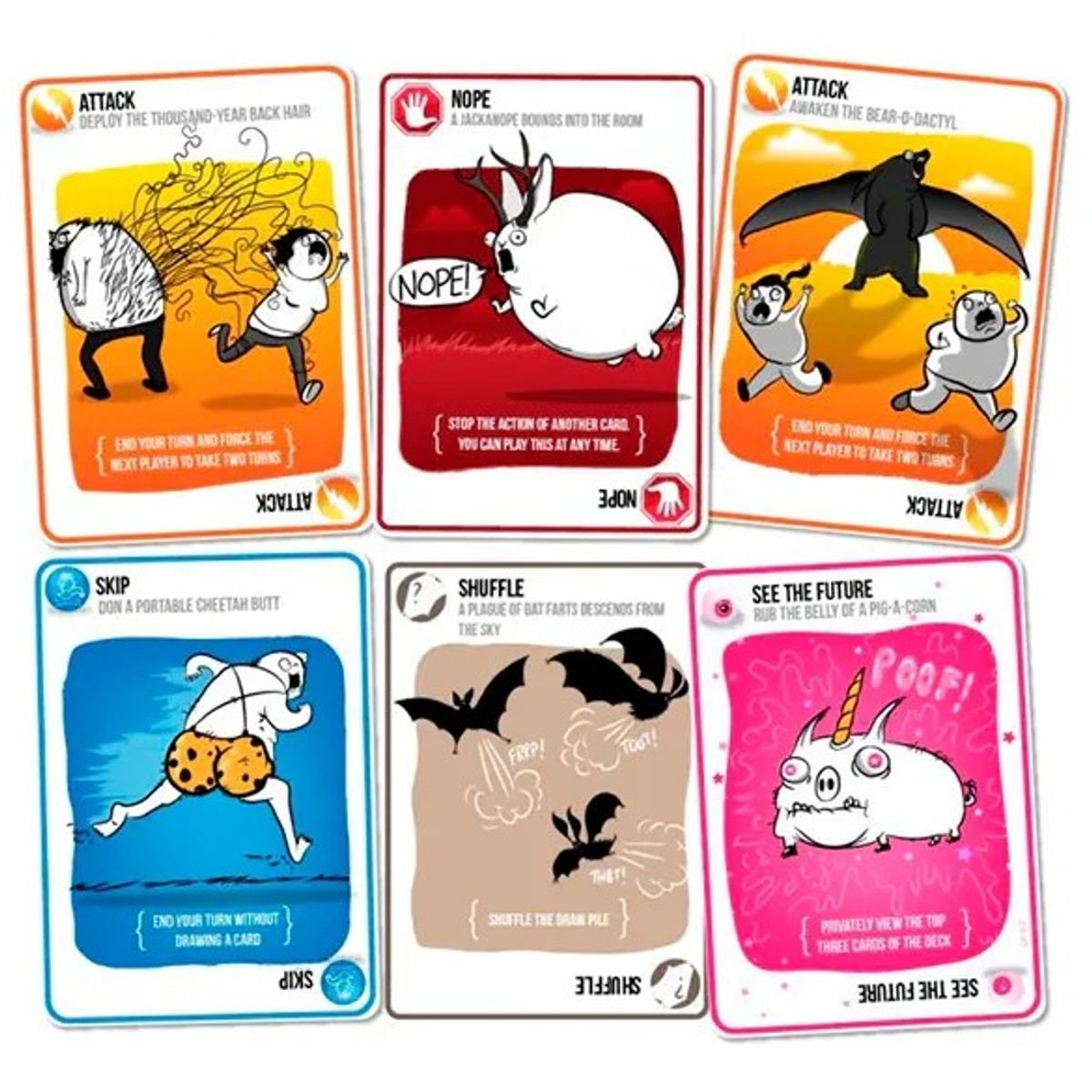 GENERICO - Juego De Cartas Exploding Kittens En Ingles