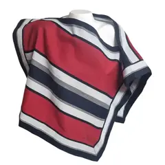 GENERICO - Manta Huaso Poncho 130x90 Niños de 1,50 a 1,70 Alto Varios Diseños