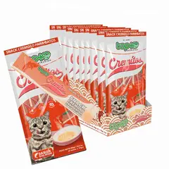 TOP K9 - Cremitos Topk9 sabor Salmón 40 tubos de 15gr gato