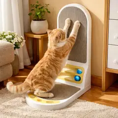 GENERICO - Rascador Gimnasio Para Gatos Vertical Con Juguete De Pelotas