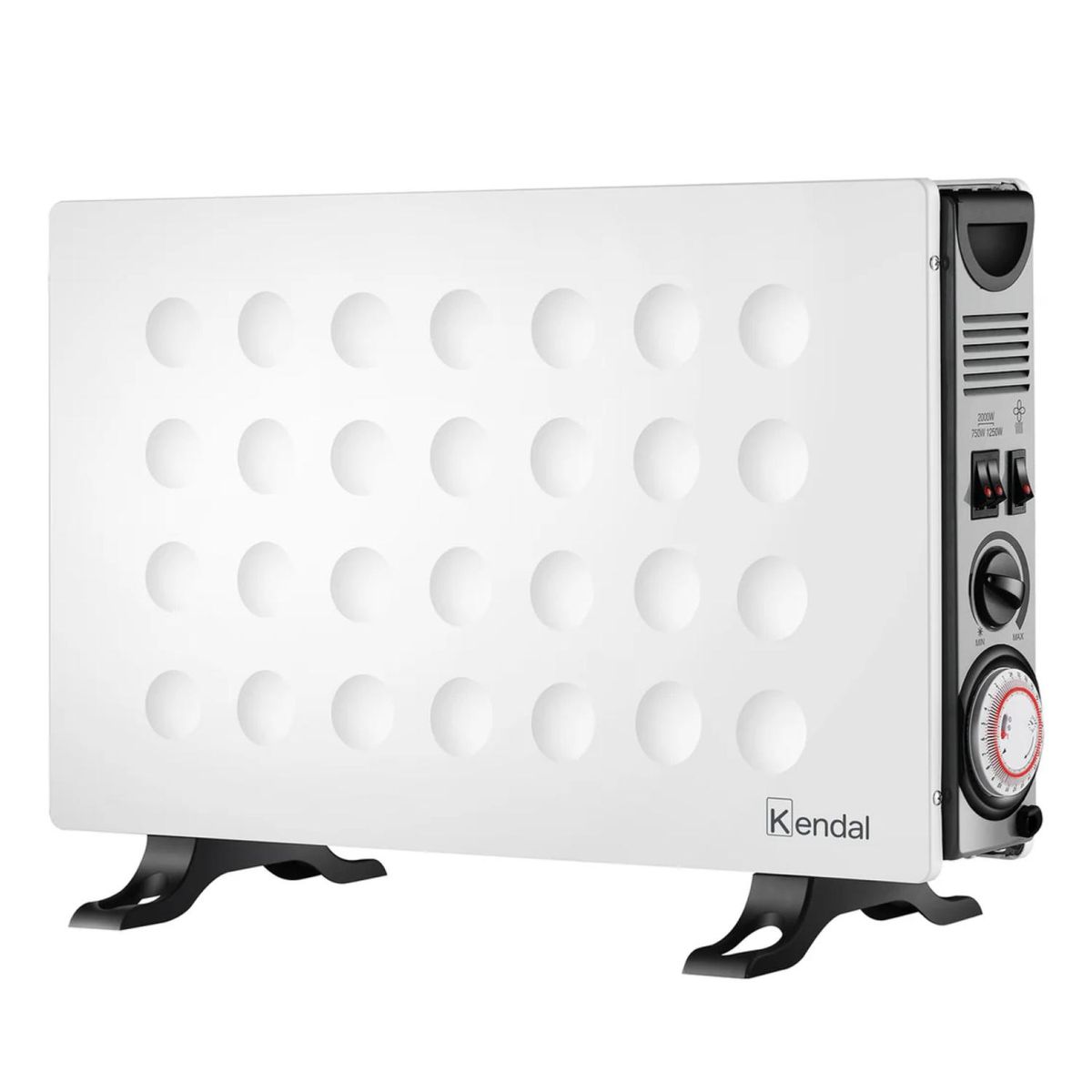 KENDAL - Calefactor Convector Electrico 2000W Blanco KCL-06 Kendal
