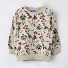 DISNEY - Polerón Cerrado Niño Toy Story Full Print Beige